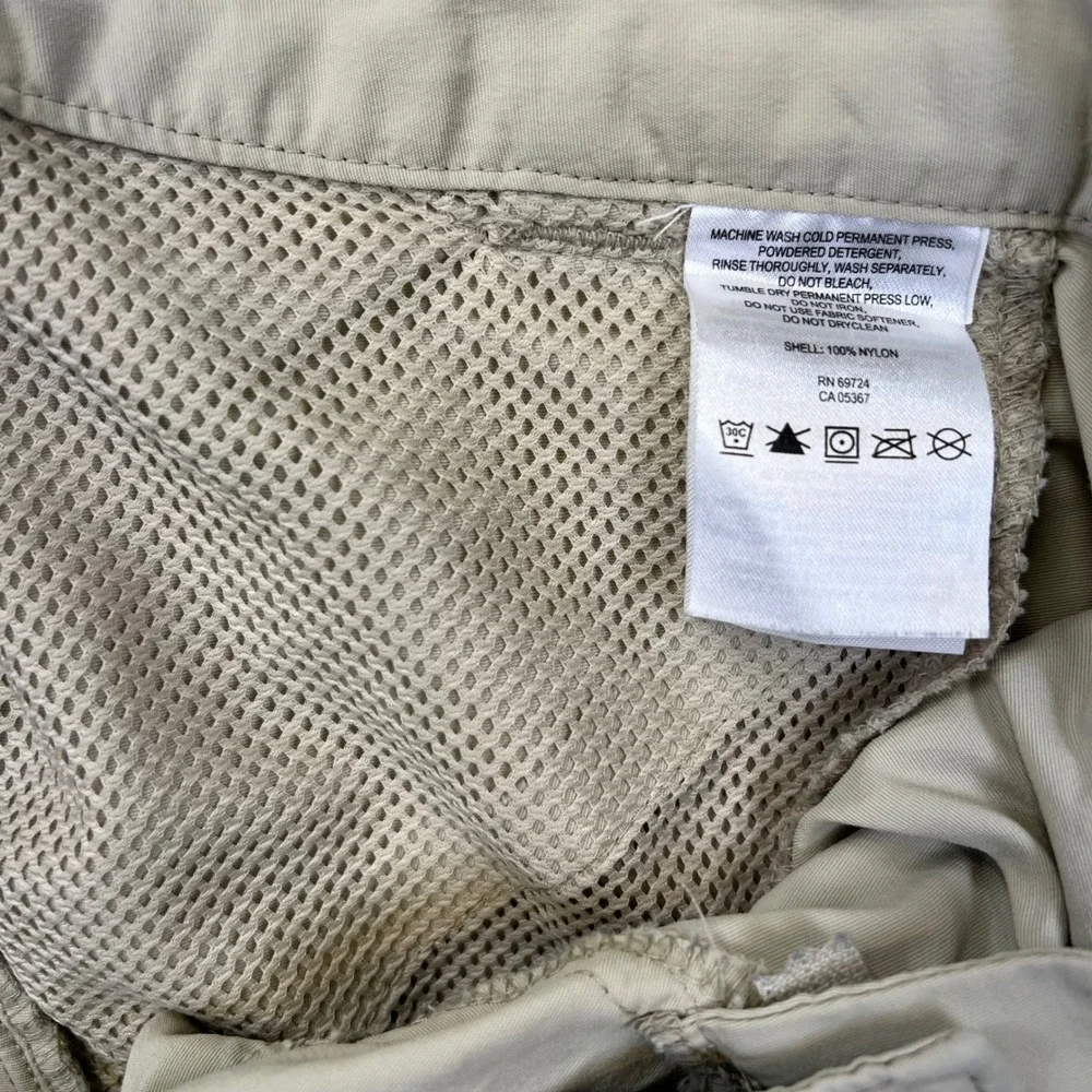 Columbia PFG Women's XL‎ Tan Omni-Shade Nylon Hiking Outdoor Utility Gorpcore